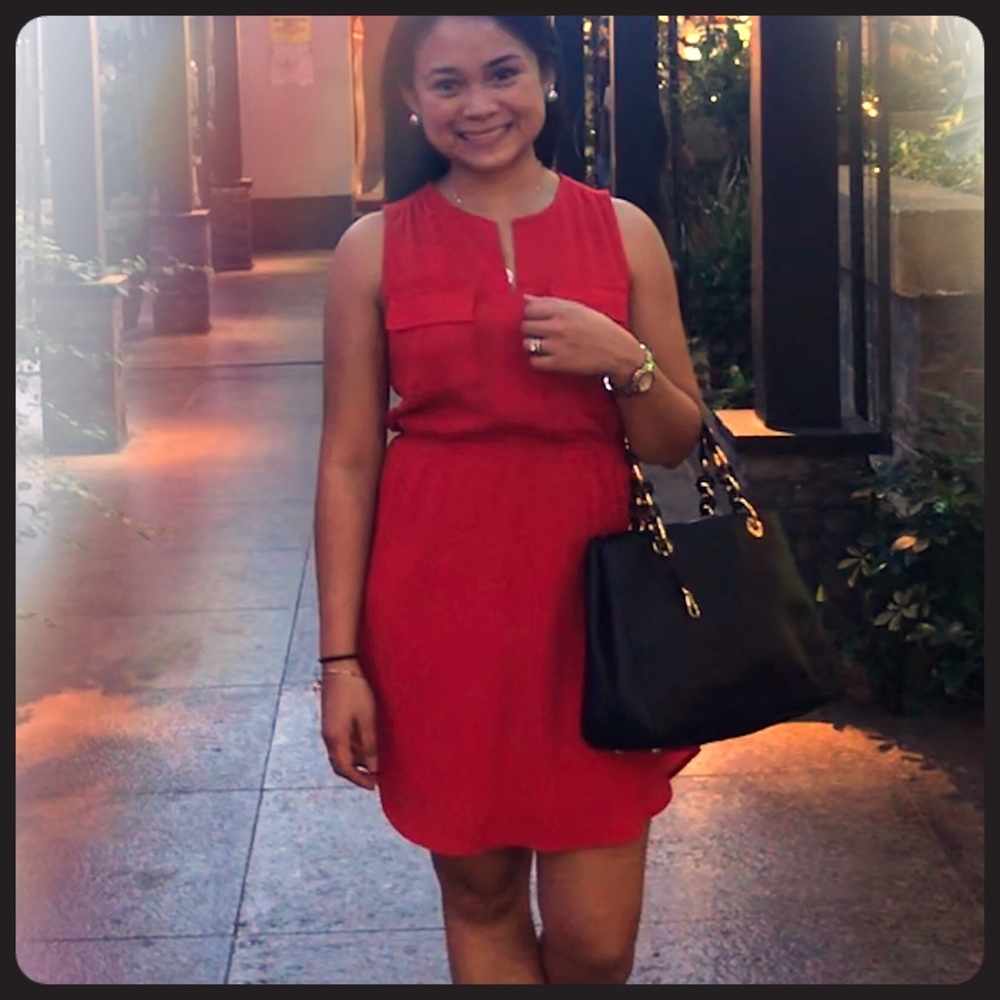 CUTE RED DRESS XS to S